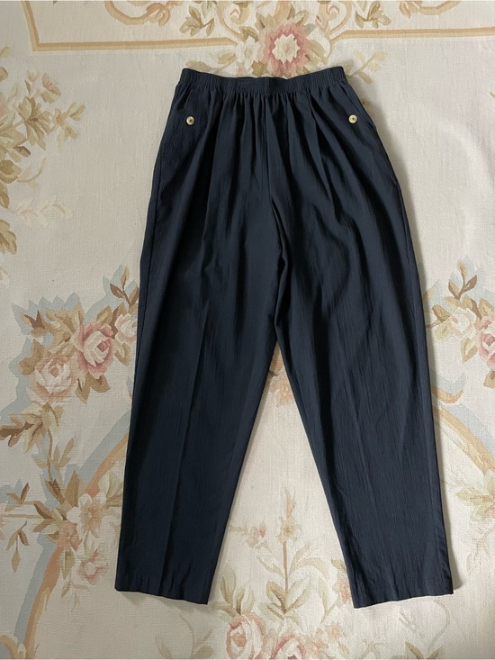 Cabin Creek Pants - Cabin Creek black Elastic-Waist Relaxed Chinos